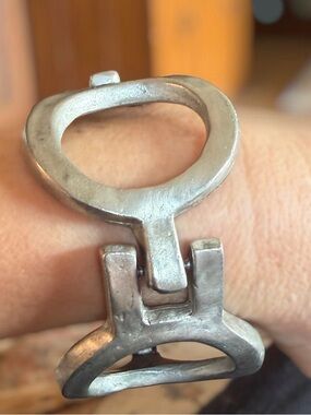 Mid-century Anders Andersen Denmark Brutalist Bracelet